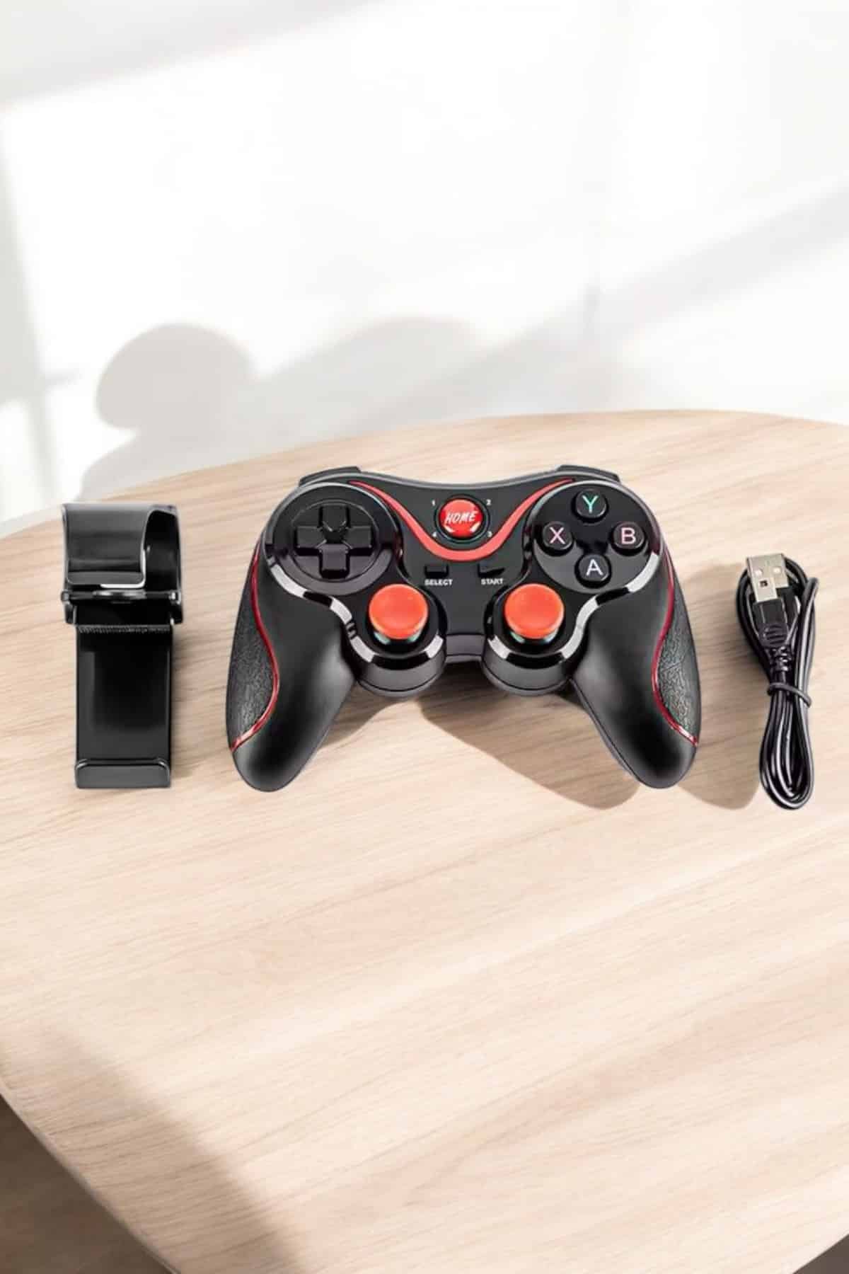 Android Uyumlu Gamepad X3 Game Stick Oyun Kolu Bluetooth Bağlantılı - Görsel 4