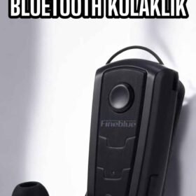 Makaralı Bluetooth Kulaklık Çağrı Cevaplama Kablolu Uzun Pil Ömrü