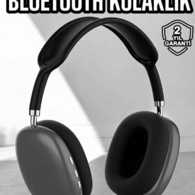 P9 Plus Kulaklık Siyah Bluetooth Bağlantılı Kulak Üstü Kablosuz ANC Özelliği