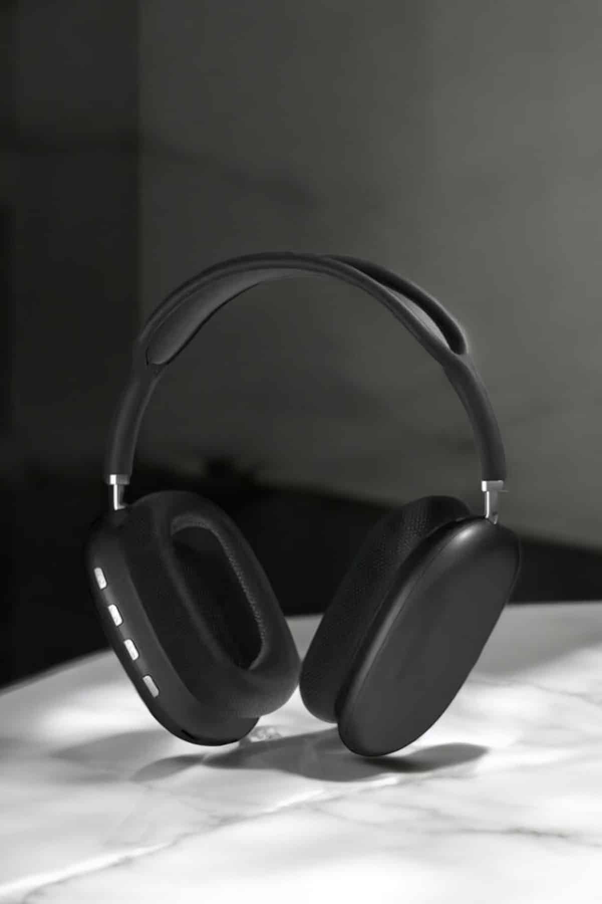 P9 Plus Kulaklık Siyah Bluetooth Bağlantılı Kulak Üstü Kablosuz - Görsel 3