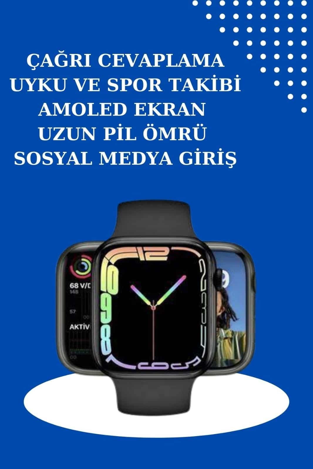 2025 Model Akıllı Saat ve 2.Nesil TWS Bluetooth Kulaklık ANC Özelliği Amoled Ekran - Görsel 5