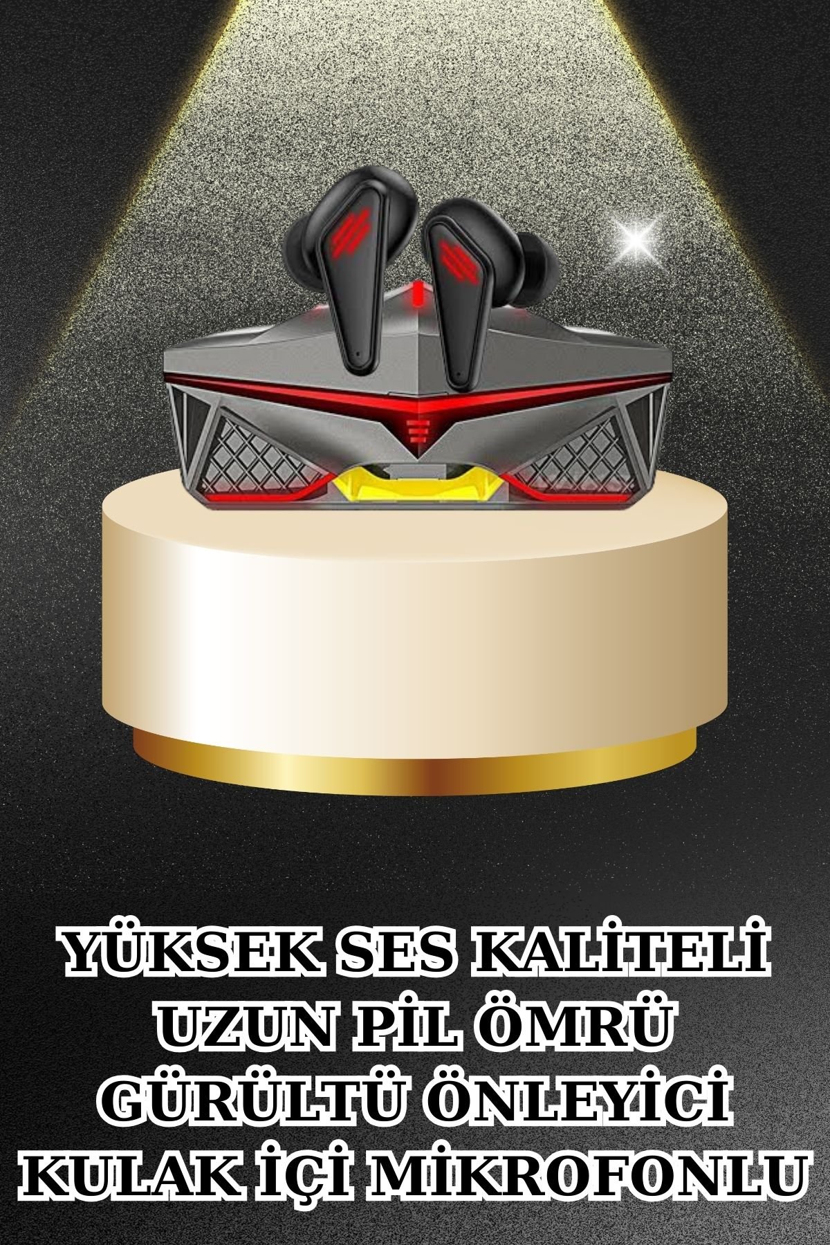 İkili Set Dev Kampanya Ucuz Kulaklık Ucuz Akıllı Saat Gürültü Önleyici Uzun Pil Ömrü - Görsel 4