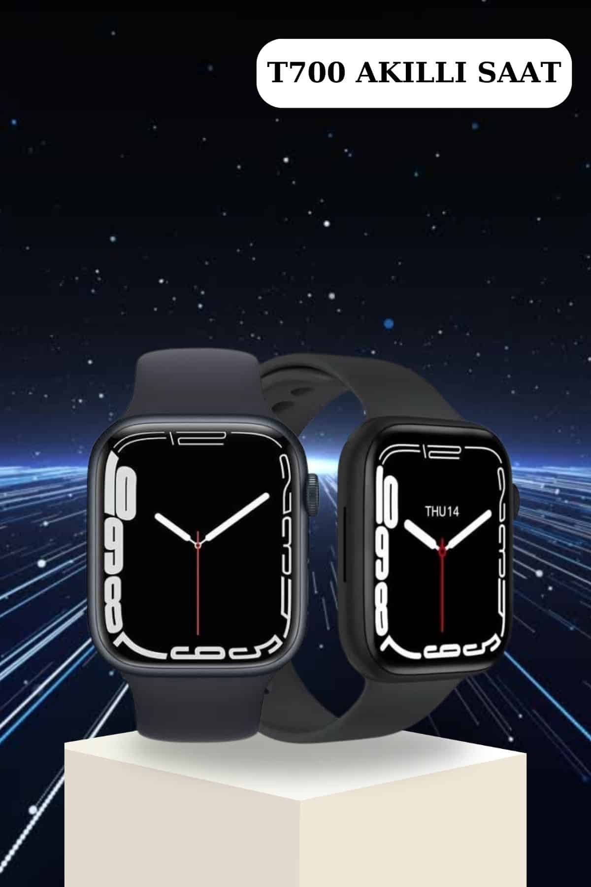 Yeni Nesil Akıllı Saat ve Kablosuz Kulaklık Kampanyası İkili Set Bluetooth Bağlantılı - Görsel 3