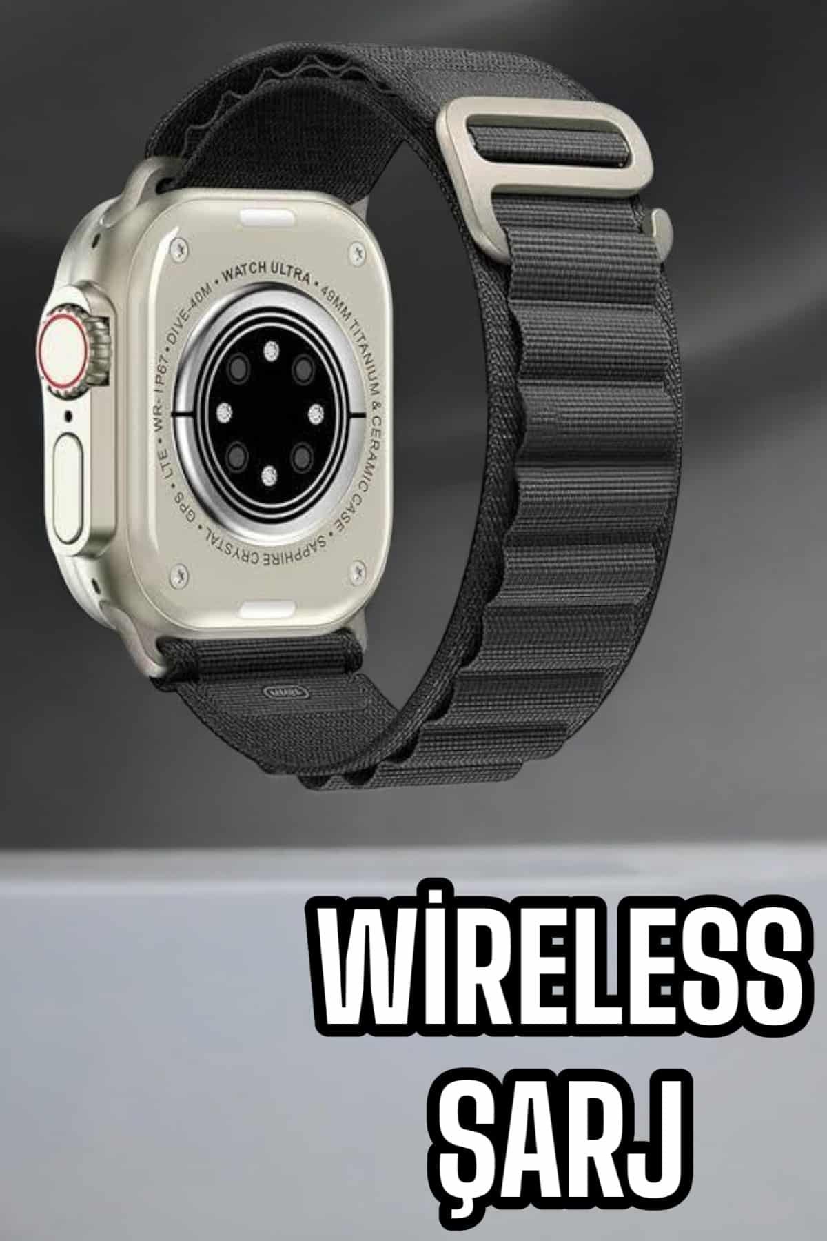 Bluetooth Bağlantılı Akıllı Saat Tüm Telefonlara Uyumlu Değiştirilebilir Kordon - Görsel 4