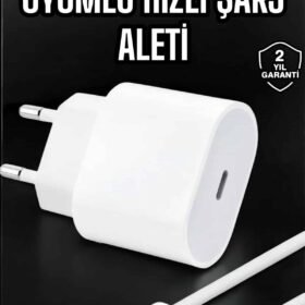 Güç Adaptörü ve Kablosu Şarj Aleti 15/15 Pro Max Uyumlu Hızlı Şarj