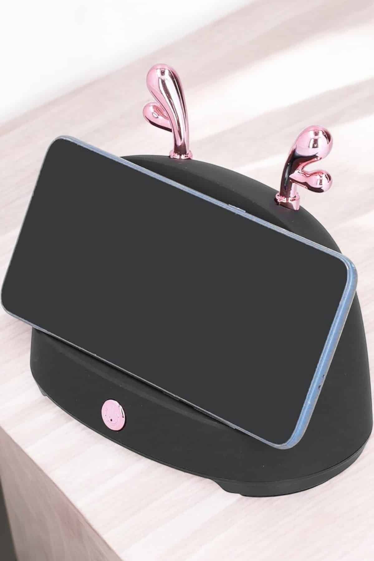 Yeni Nesil Akıllı Hoparlör Telefon Tutacağı Uzun Pil Ömrü Yüksek Ses Kaliteli - Görsel 5