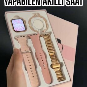 Akıllı Saat Bluetooth Bağlantılı Aksesuar Hediyeli GPS Takibi