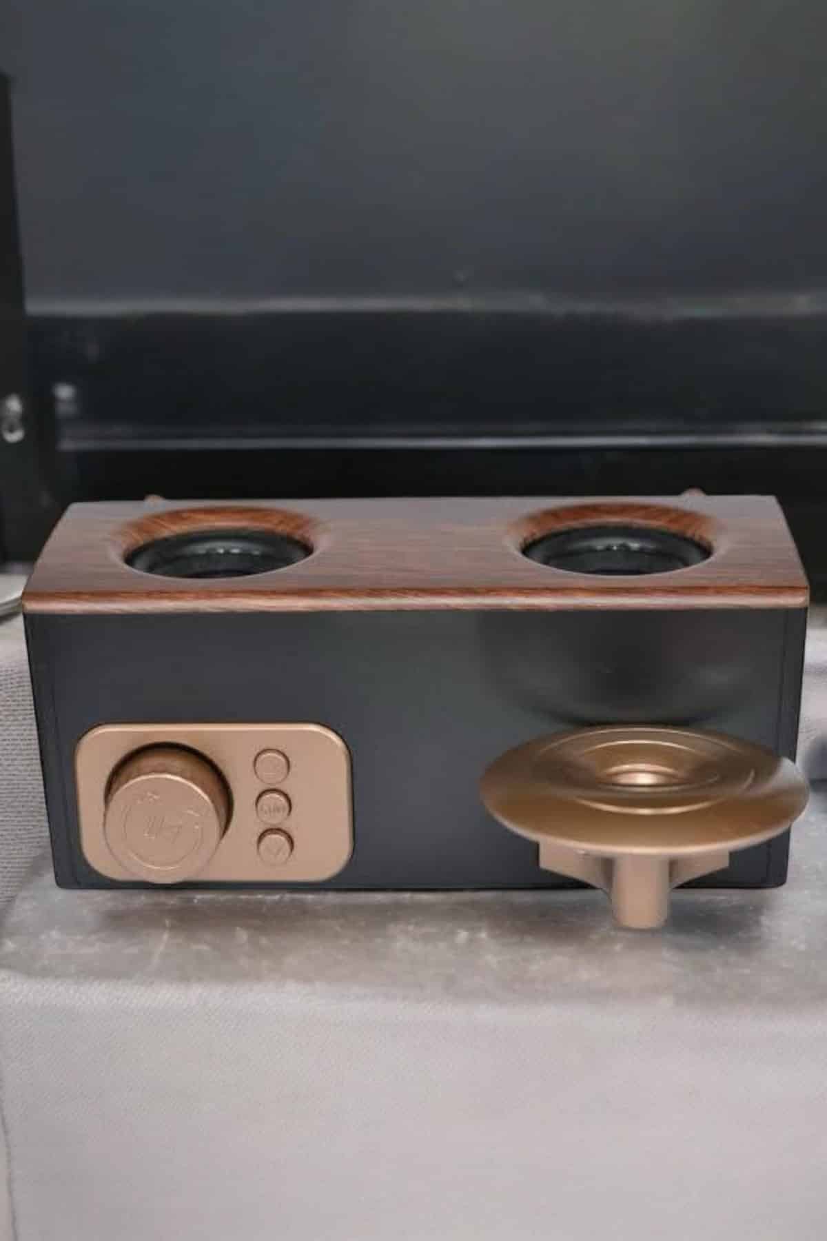 Çalar Radyo Müzik Kutusu Nostaljik Hoparlör Speaker - Görsel 2