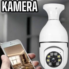 Ampul Görünümlü Güvenlik Kamerası Duylu Wifi Kamerası Dönebilen