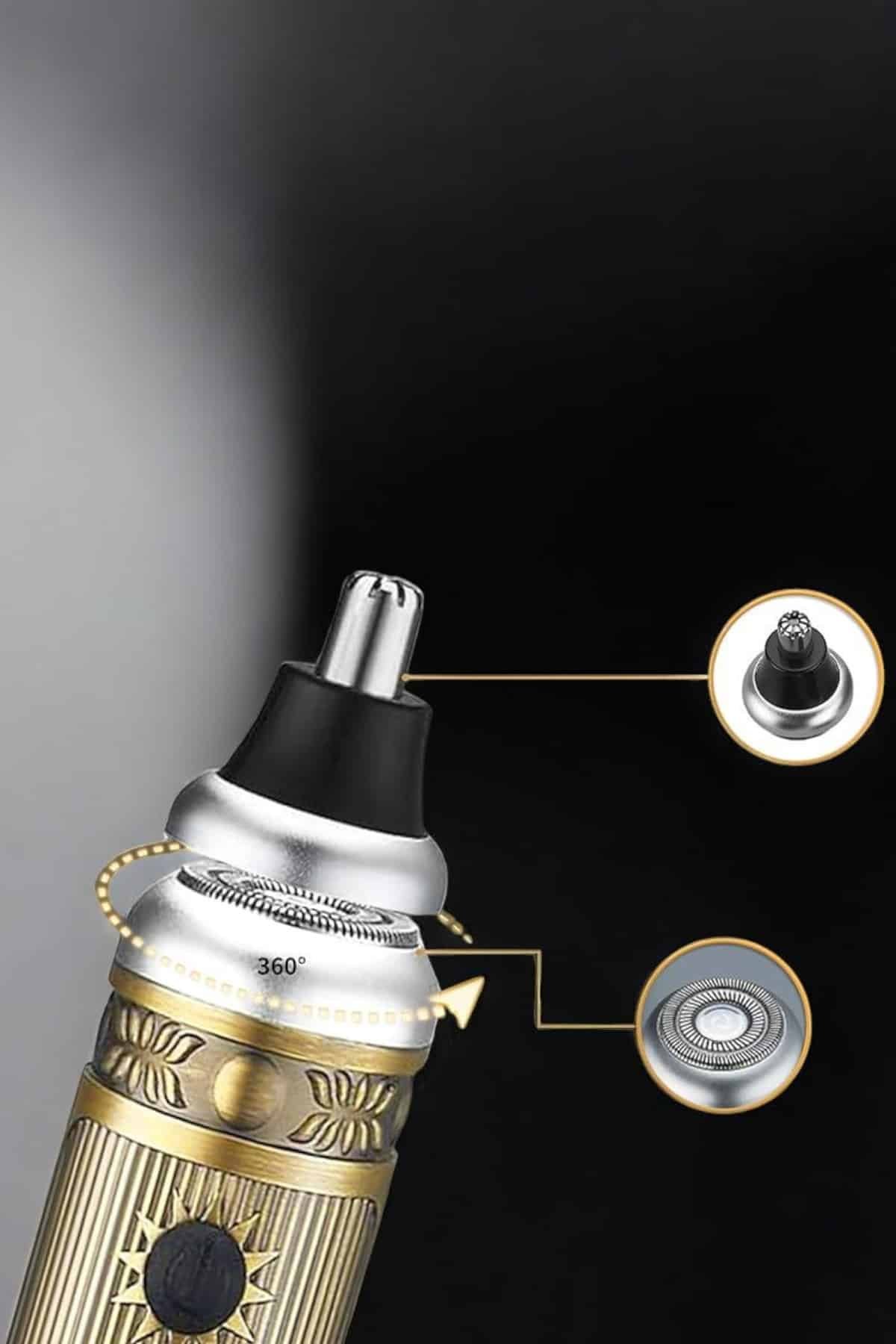 Profesyonel Saç Sakal ve Vücut Tıraşına Uygun Sıfır Sinek Kaydı Tıraş - Görsel 2