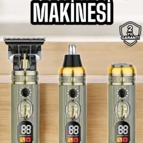 Yeni Nesil Tıraş Makinesi Pro 3 Başlıklı Dijital Göstergeli