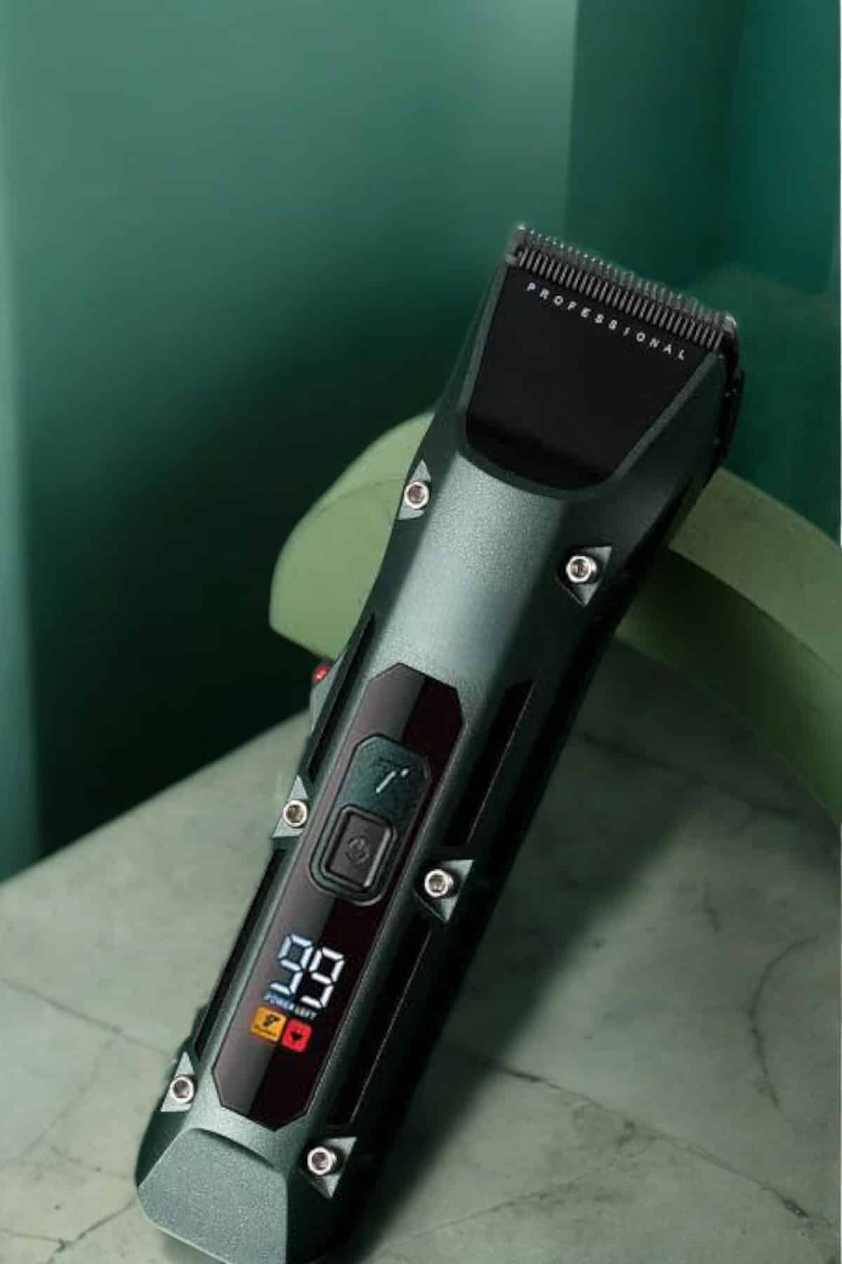 Tıraş Makinesi Dijital Göstergeli Turbo Motor Paslanmaz Çelik - Görsel 2