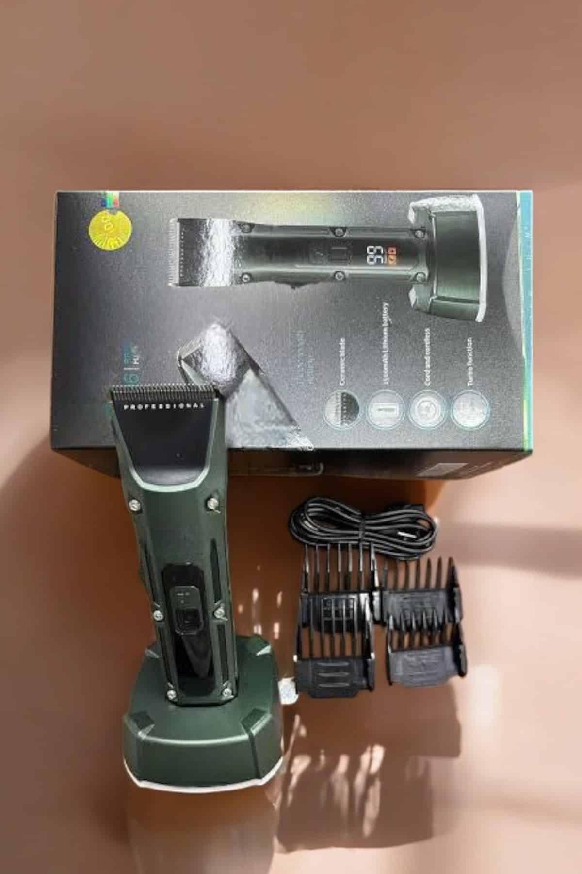 Tıraş Makinesi Dijital Göstergeli Turbo Motor Paslanmaz Çelik - Görsel 5