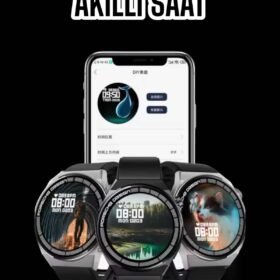 Akıllı Saat GPS VE NFC Özelliği Sesli Görüşme Dokunmstik Ekran