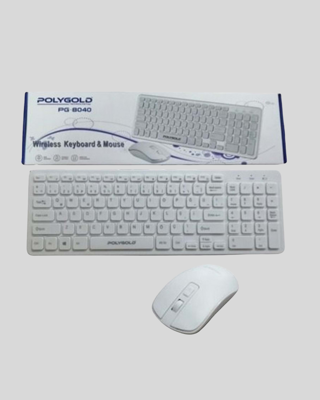 Q Klavye Klavye ve Mouse Seti USB Girişli Kablosuz - Görsel 2