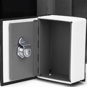 Gizli Kasa Kitap Görünümlü Anahtarlı Çelik Mini Kasa