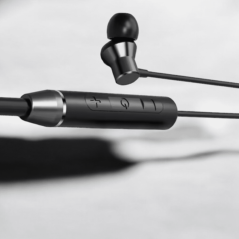 Boyun Bantlı Kablolu Kulaklık ANC Özelliği Uzun Şarj Süreli Sporcu Kulaklığı 100 saat - Görsel 2