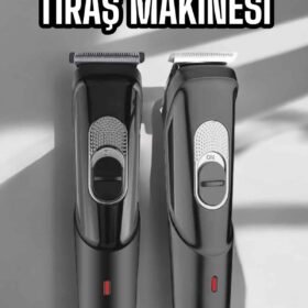 Saç Sakal Vücut Şarjlı Kablosuz Tıraş Makinesi Profesyonel Paslanmaz Çelik