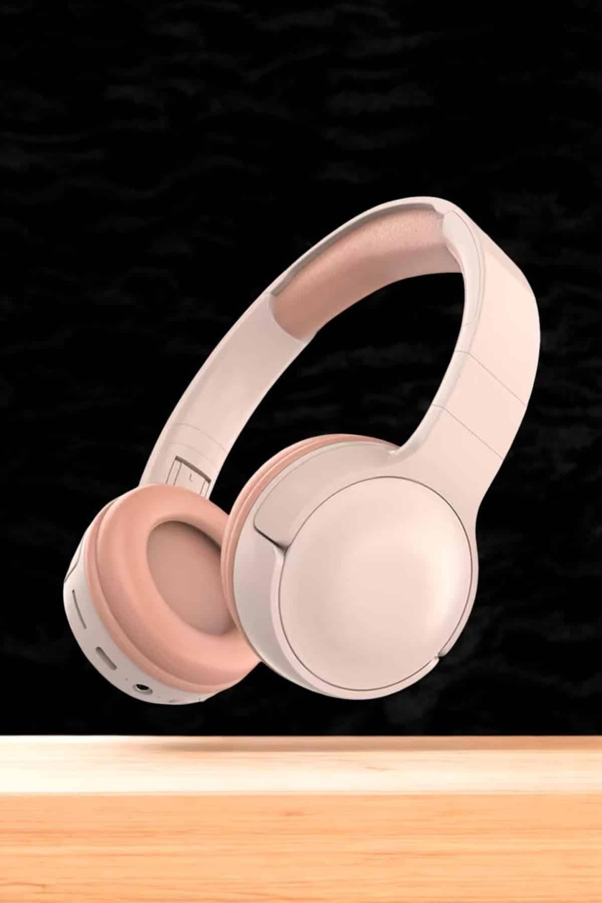 Kulak Üstü Kablosuz Bluetooth Kulaklık Gürültü Önleyici Uzun Şarj Süreli - Görsel 5