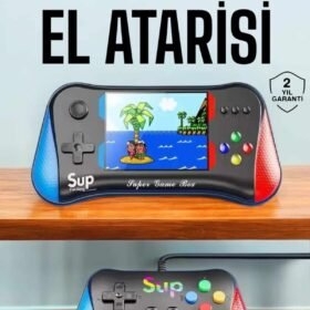 Retro 500 Oyunlu Nostaljik Oyunlu El Atari Gamebox Oyun Konsolu Çift Destekli