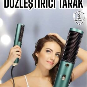 Fön Tarak Saç Düzleştirici Üflemeli Fön Makinesi Sıkı Dişli Taşınabilir