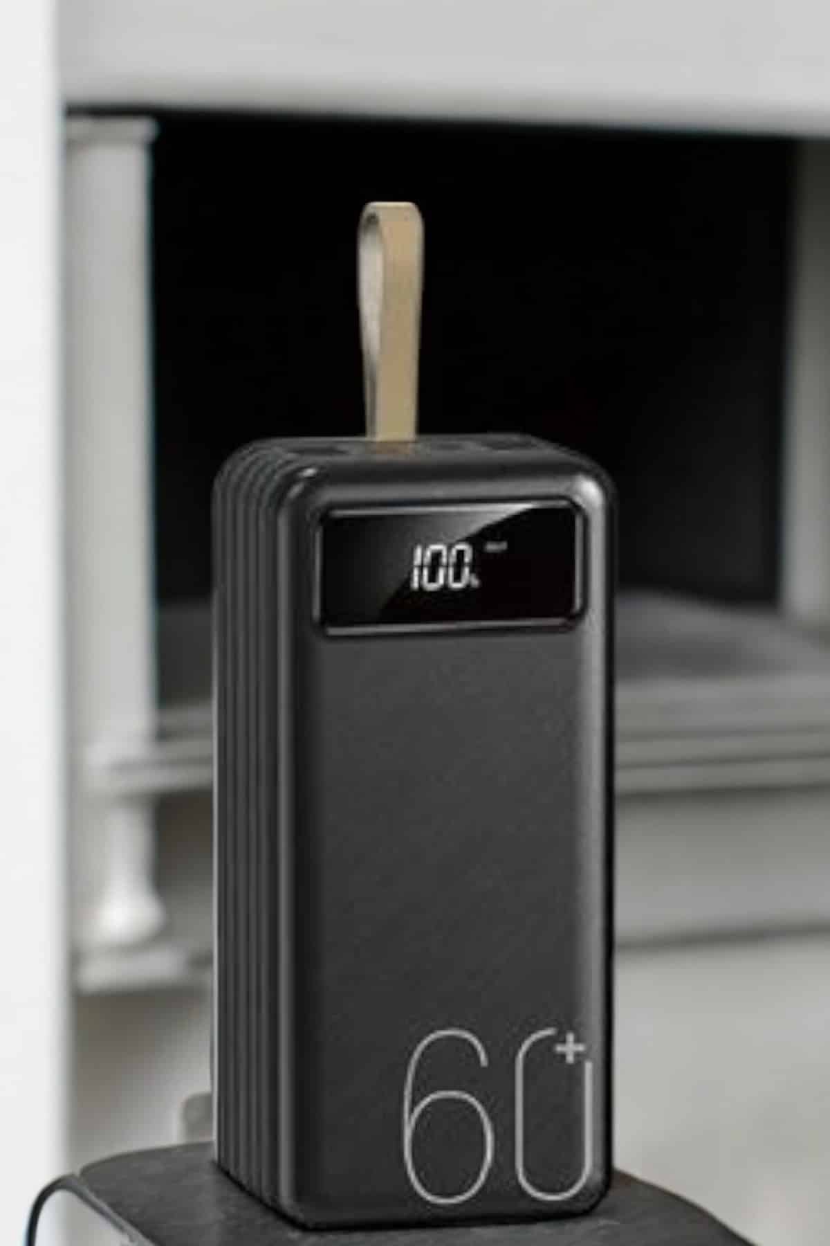 Powerbank 60.000 MAH 4 Portlu Uzun Şarj Süreli Dijital Göstergeli - Görsel 3