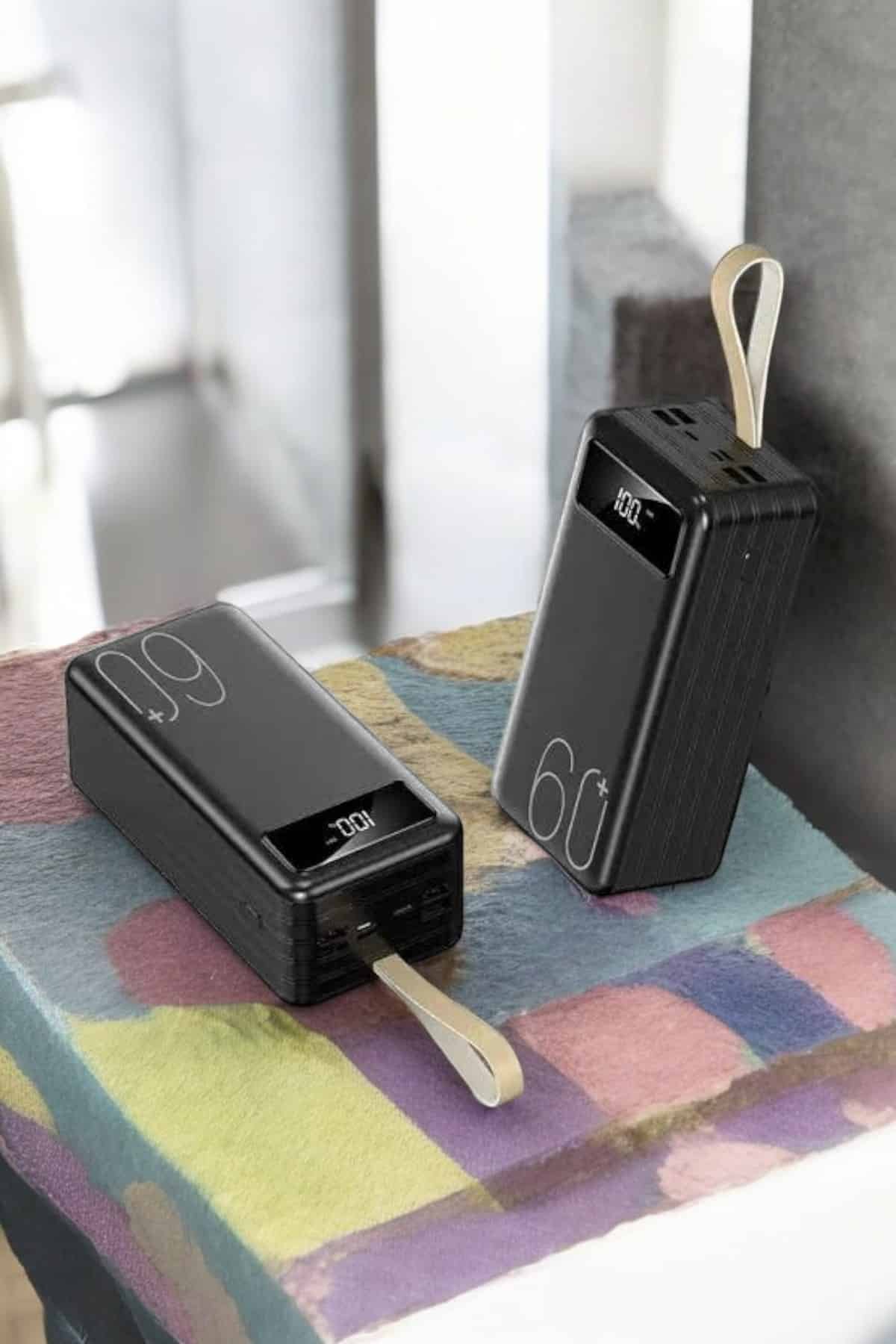 Powerbank 60.000 MAH 4 Portlu Uzun Şarj Süreli Dijital Göstergeli - Görsel 4