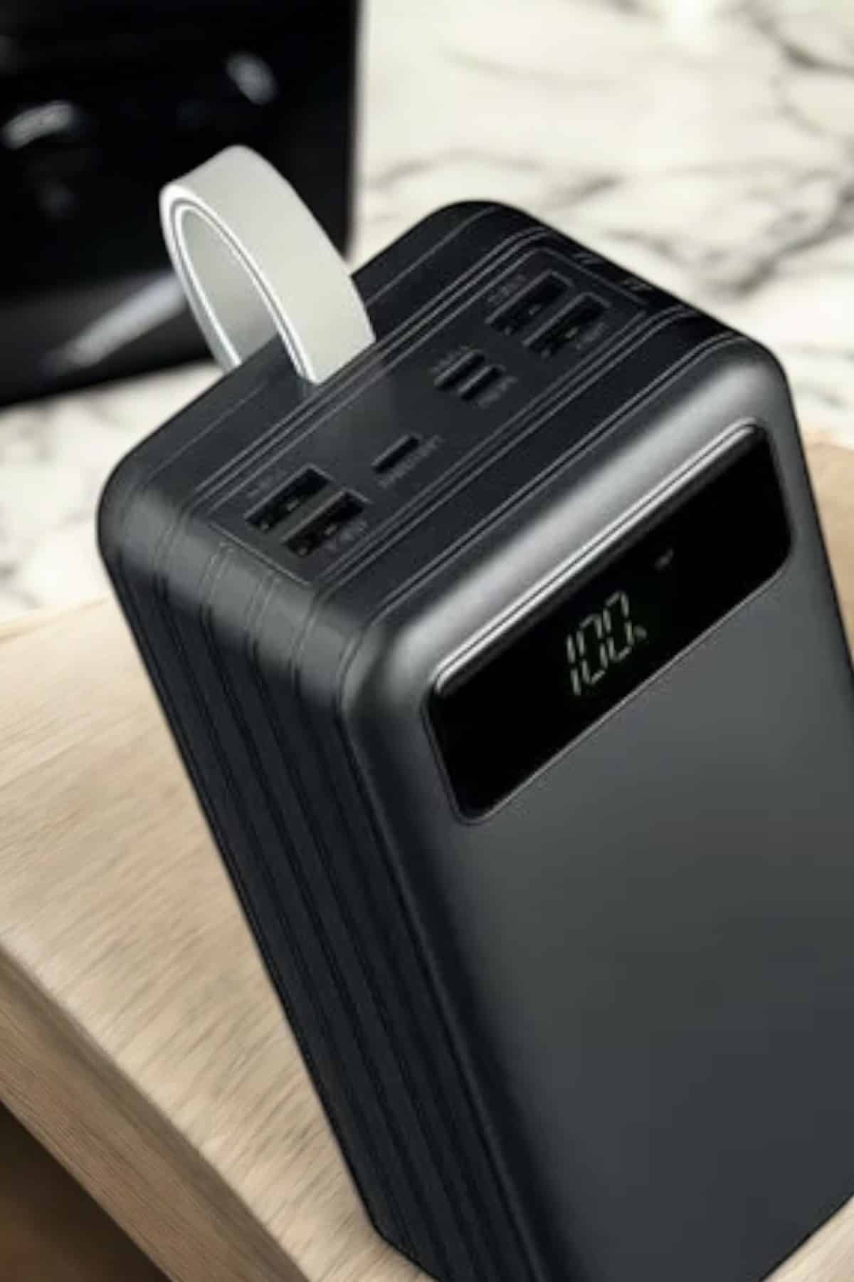 Powerbank 60.000 MAH 4 Portlu Uzun Şarj Süreli Dijital Göstergeli - Görsel 5