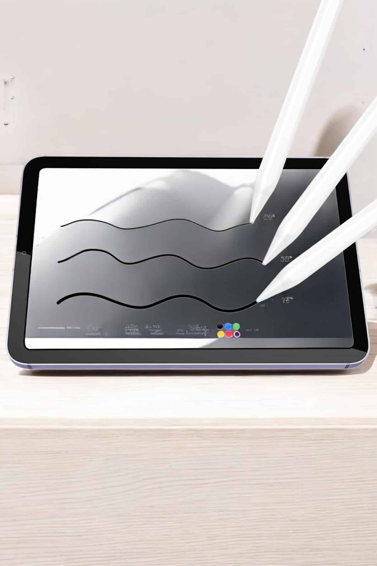 Tablet Kalemi iOS Android Windows Uyumlu Yedek Uçlu Universal Çizim Kalemi - Görsel 3