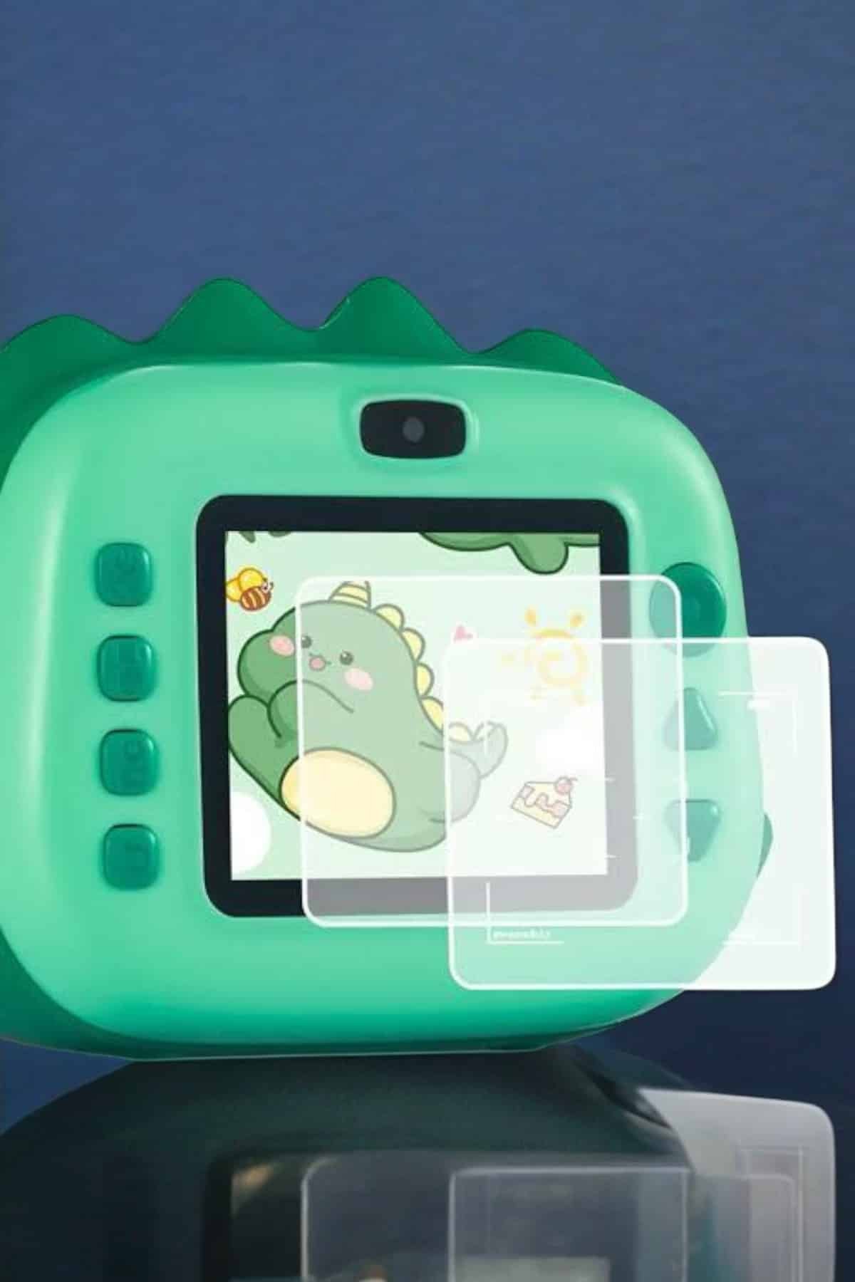 Çocuk Fotoğraf Makinesi Dijital HD Video Rulo Kağıt Baskılı Yazıcı - Görsel 2