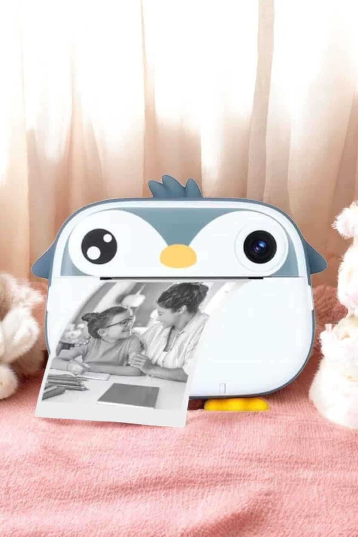 Çocuk Fotoğraf Makinesi Dijital HD Video Rulo Kağıt Baskılı Yazıcı - Görsel 5