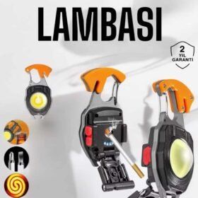 yeni nesil Kamp Feneri Çok Fonksiyonlu Fener Anahtarlık Usb Çakmaklı Cam Kırıcı Kemer Kesici Açacak