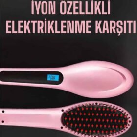 Fön Tarağı Saç Düzleştirici Sıkı Dişli Isı Ayarlı Elektriklenme Karşıtı