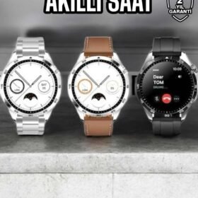 Akıllı Saat Titreşimli Amoled Ekran Uyku ve Sağlık Takibi Sesli Görüşme