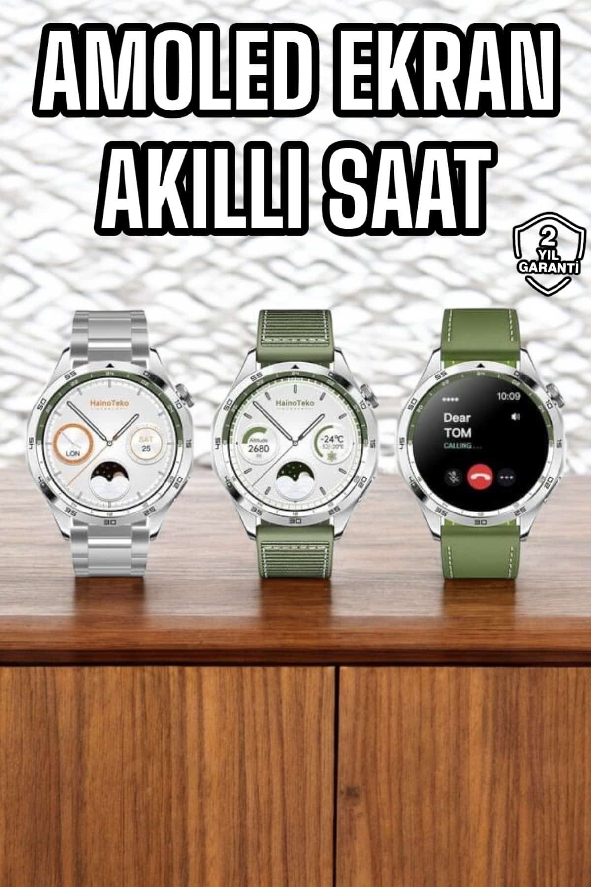 Akıllı Saat Sesli Görüşme Uyku ve Sağlık Takibi NFC Uyumlu