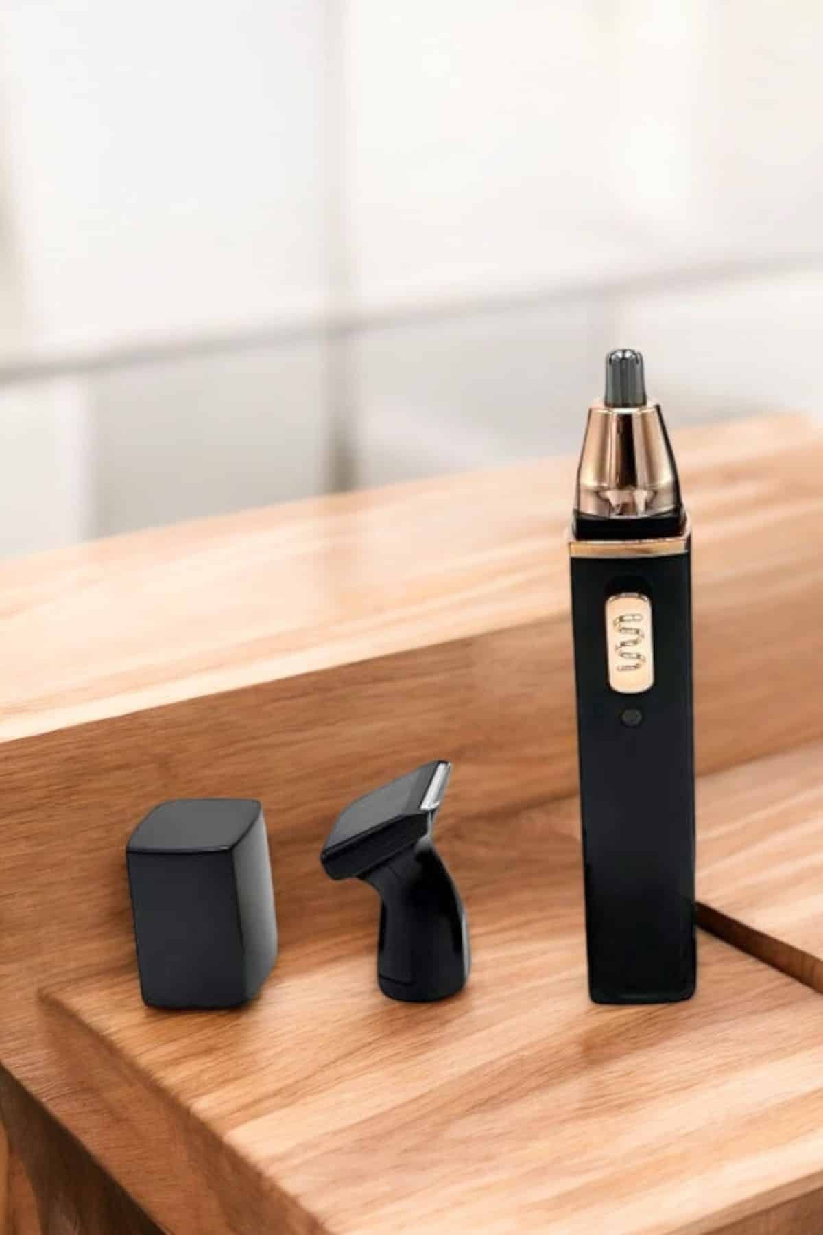 Seyahat Tipi Mini Taşınabilir Siyah Burun Kulak Yanak Kıl ve Tüy Temizleme Makinesi - Görsel 3