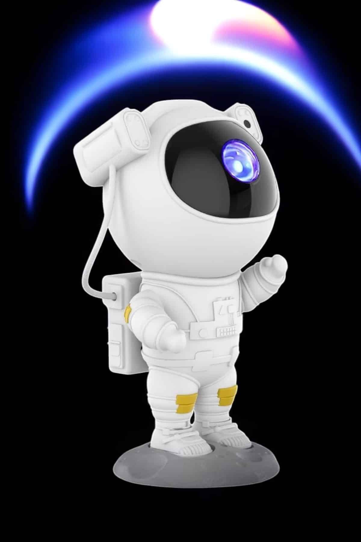 Astronot Görünümlü Projeksiyon Speaker Taşınabilir - Görsel 2