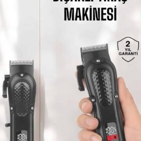 Sıfır Tıraş Makinesi Dijital Göstergeli Paslanmaz Çelik Bıçaklı Taşınabilir