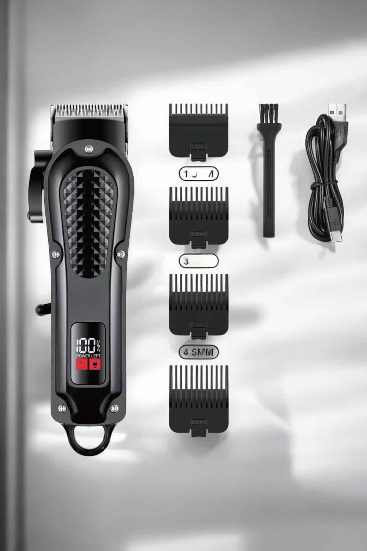 Sıfır Tıraş Makinesi Dijital Göstergeli Paslanmaz Çelik Bıçaklı Taşınabilir - Görsel 3