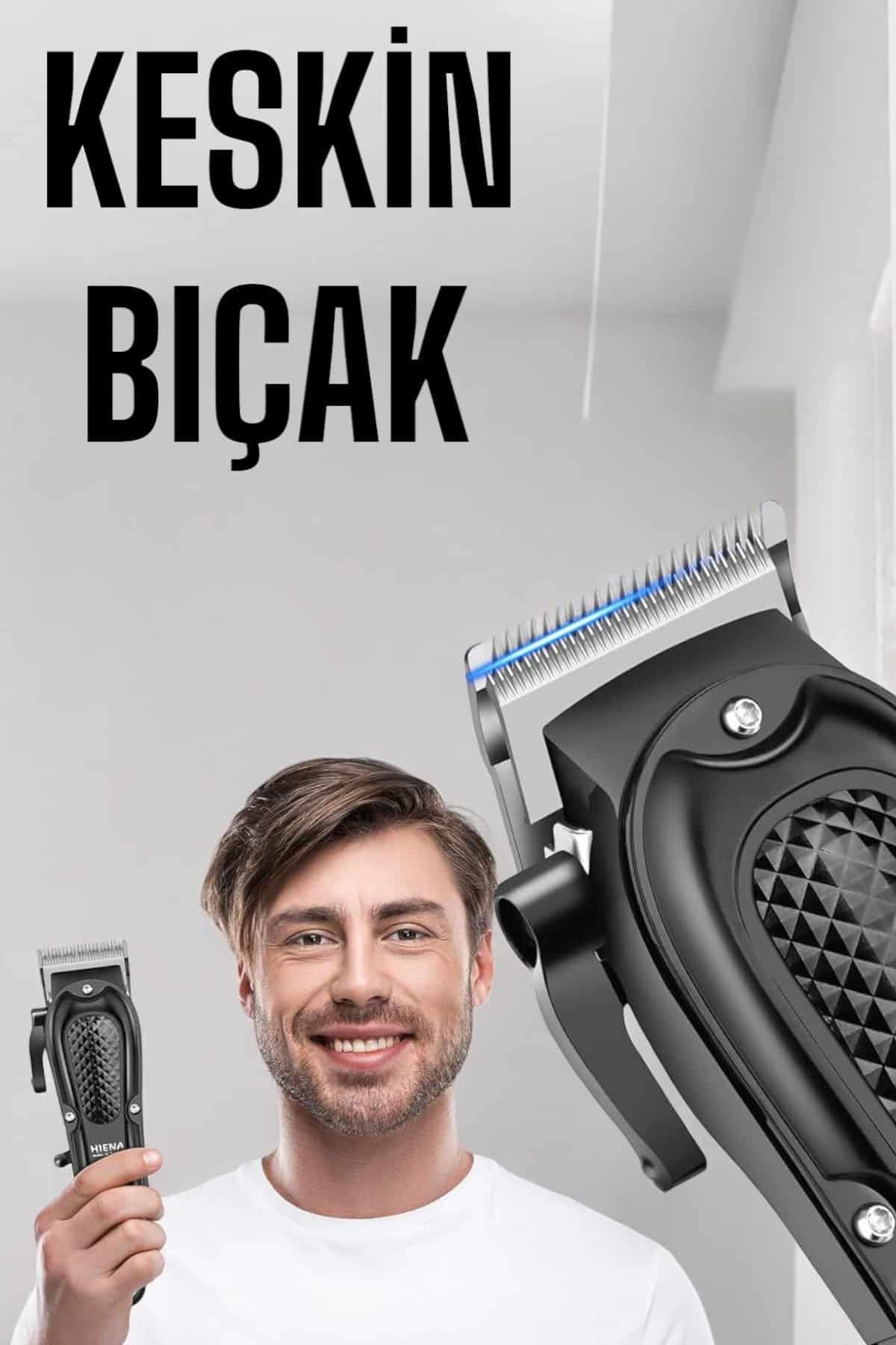 Sıfır Tıraş Makinesi Dijital Göstergeli Paslanmaz Çelik Bıçaklı Taşınabilir - Görsel 5