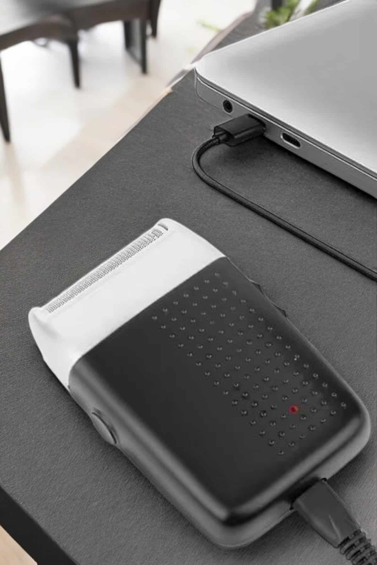 tıraş makinesi Sinek Kaydı Paslanmaz Çelik Taşınabilir Şarjlı - Görsel 5