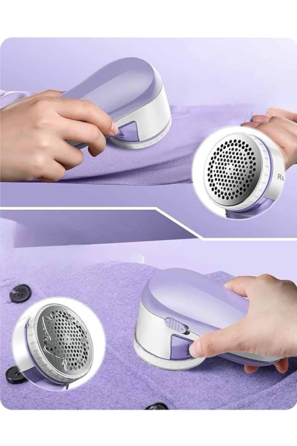 Tiftik Temizleyici Hazneli Şarjlı Manuel Kolay Kullanım - Görsel 4