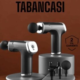 4 Başlıklı Darbeli Şarjlı Masaj Aleti Tabancası Kablosuz