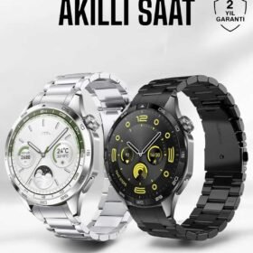 Akıllı Saat Bildirim Görme Amoled Ekran GPS Uyumlu Sesli Görüşme