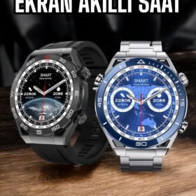 Akıllı Saat Yeni Nesil 2024 Model Metal Kordonlu Bluetooth Bağlantılı