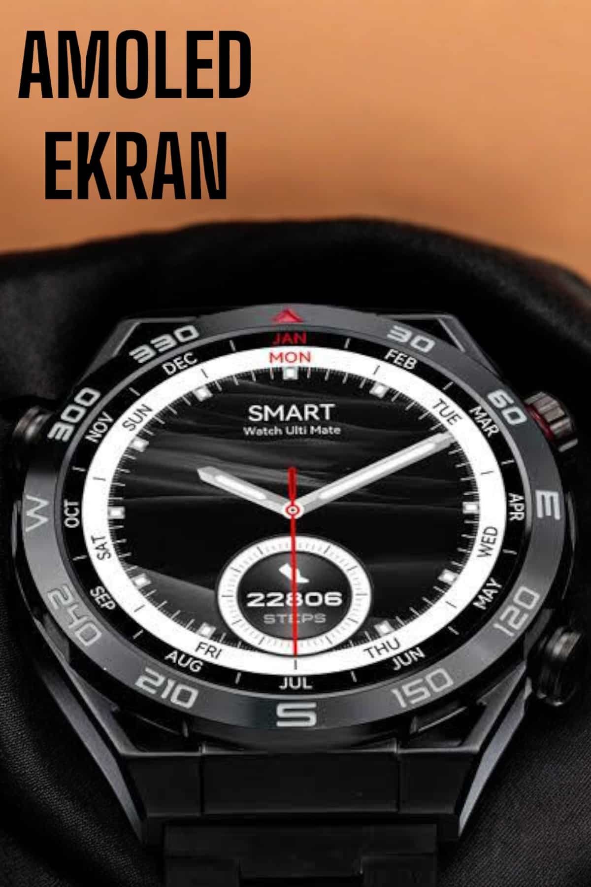 Akıllı Saat Yeni Nesil 2024 Model Metal Kordonlu Bluetooth Bağlantılı - Görsel 2