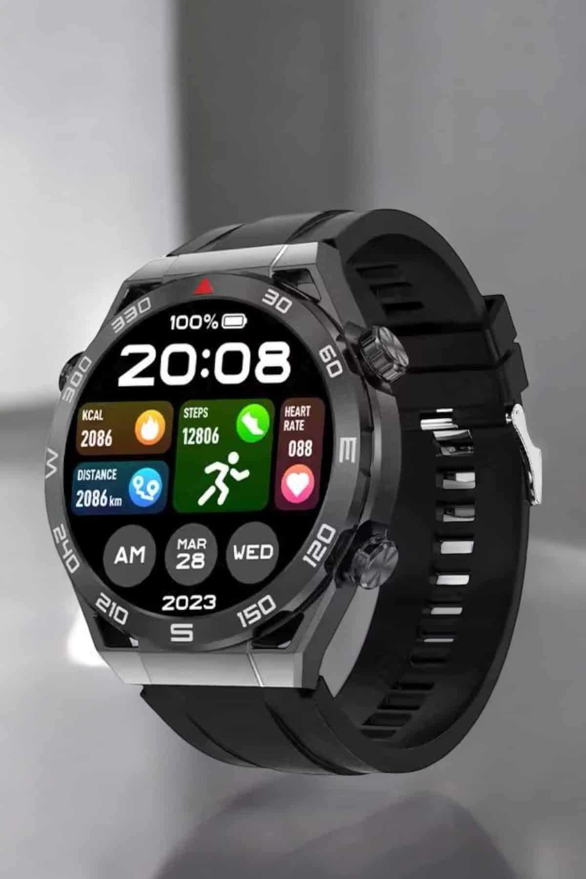 Akıllı Saat Yeni Nesil 2024 Model Metal Kordonlu Bluetooth Bağlantılı - Görsel 5