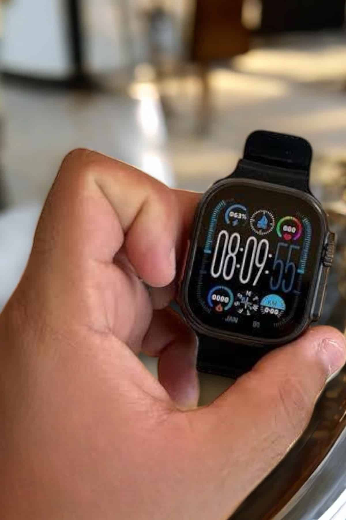 Akıllı Saat Amoled Ekran NFC Uyumlu Spor Modları Android ve İOS Uyumlu - Görsel 5