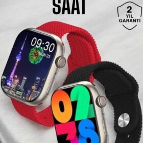 Akıllı Saat Tema Değiştirme Uyku ve Sağlık Takibi Bluetooth Bağlantılı