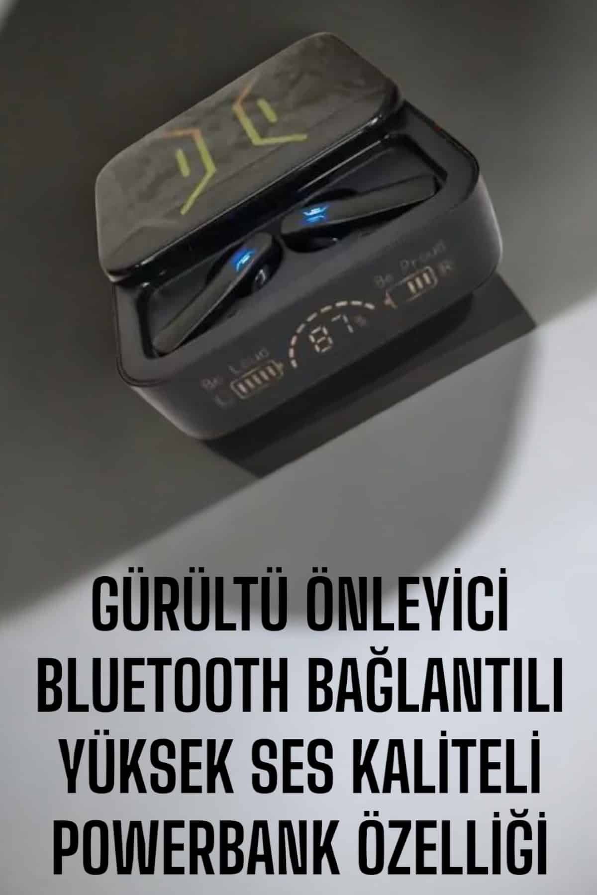 Bluetooth Kulaklık Gürültü Önleyici Yüksek Ses Kaliteli Kablosuz - Görsel 5